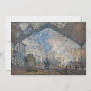 Claude Monet - The Saint-Lazare Station Thank You Card