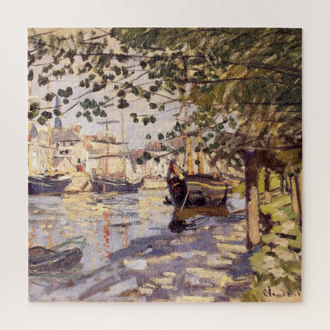 Claude Monet. The Seine at Rouen Jigsaw Puzzle (Vertical)