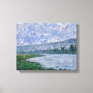 Claude Monet - The Seine at Vetheuil Canvas Print