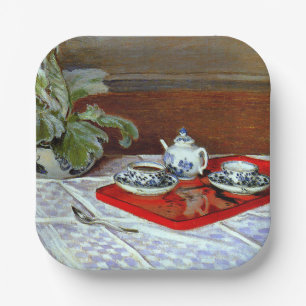 Claude Monet - The Tea Set, Paper Plate