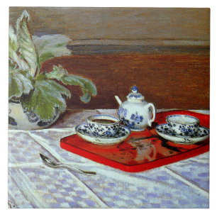 Claude Monet - The Tea Set, Tile