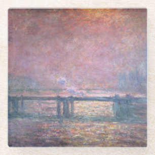 Claude Monet The Thames at Charing Cross, 1903 Glass Coaster