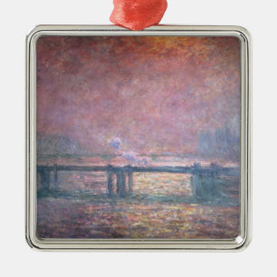Claude Monet The Thames at Charing Cross, 1903 Metal Tree Decoration