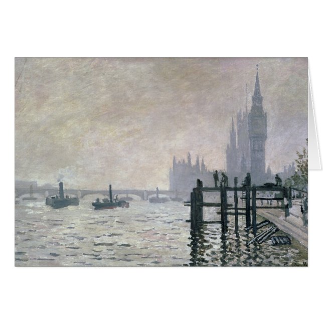 Claude Monet | The Thames below Westminster (Front Horizontal)