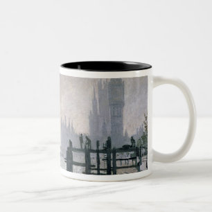 Claude Monet The Thames below Westminster Two-Tone Coffee Mug