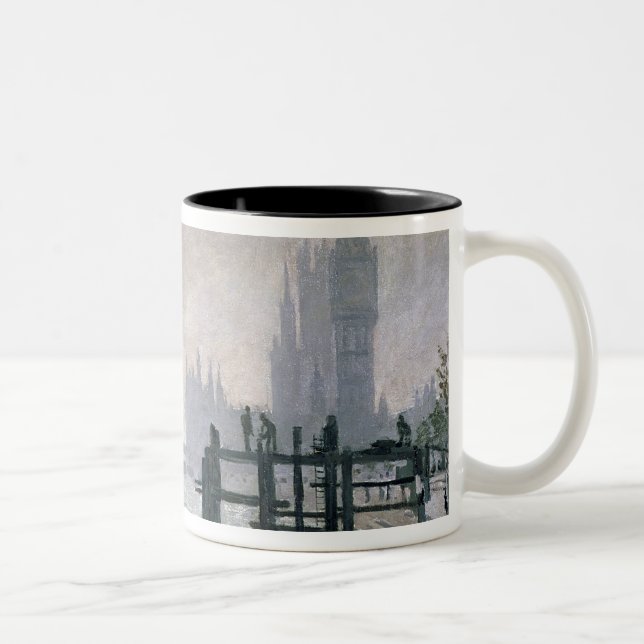 Claude Monet | The Thames below Westminster Two-Tone Coffee Mug (Right)