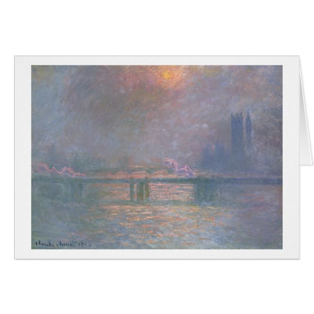 Claude Monet | The Thames with Charing Cross (Front Horizontal)