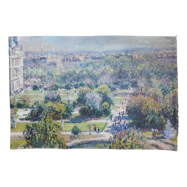 Claude Monet - The Tuileries Gardens Pillowcase (Front)