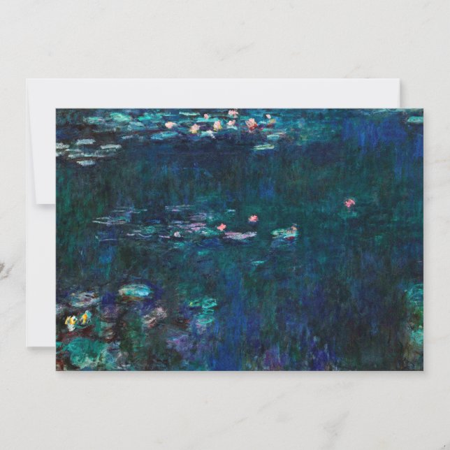 Claude Monet - The Water Lilies - Green Reflection (Front)