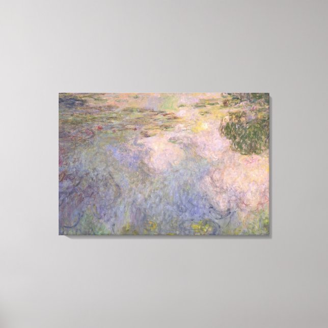Claude Monet | The Water-Lily Pond Canvas Print (Front)
