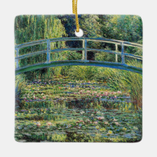 Claude Monet - The Water Lily Pond Ceramic Ornament