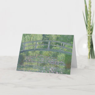 Claude Monet The Waterlily Pond: Green Harmony Card