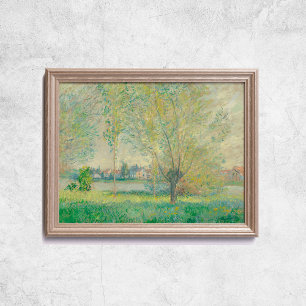 Claude Monet The Willows French Old Art Poster