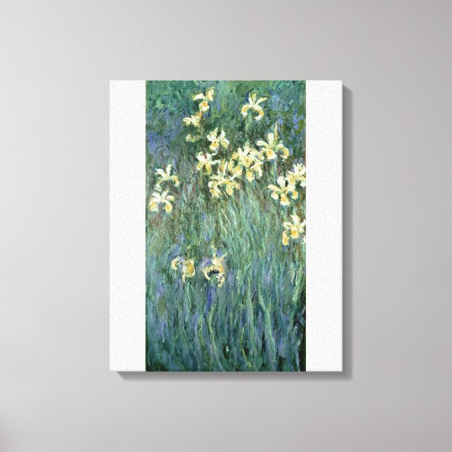 Claude Monet | The Yellow Irises Canvas Print (Front)