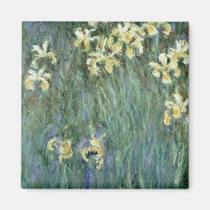 Claude Monet The Yellow Irises Magnet