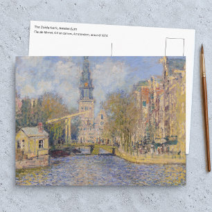 Claude Monet - The Zuiderkerk, Amsterdam Postcard