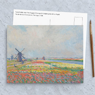 Claude Monet - Tulip Fields near The Hague Postcard