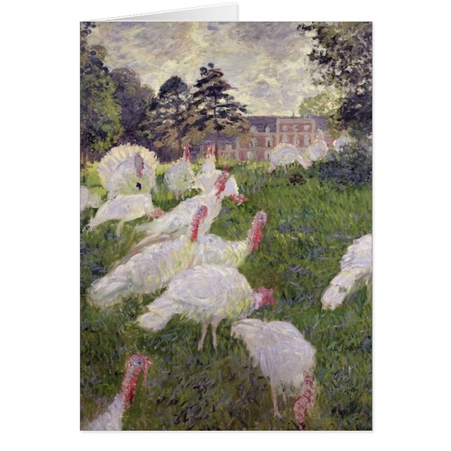 Claude Monet | Turkeys at Chateau de Rottembourg (Front)