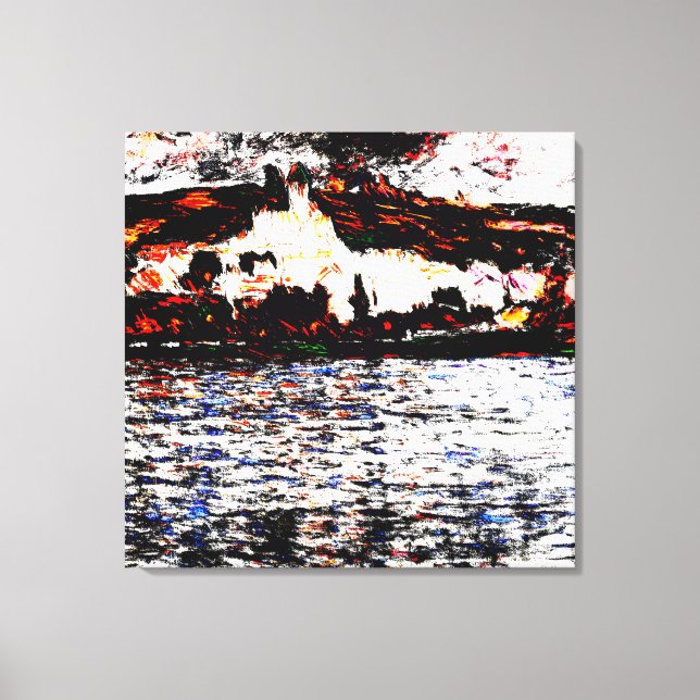 Claude_Monet_-_Vétheuil Canvas Print (Front)
