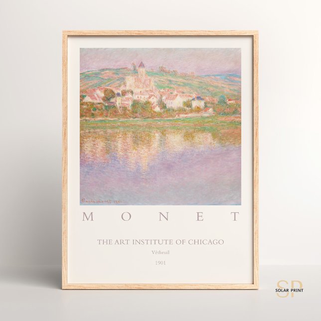 Claude Monet Vétheuil  Impressionism Art Print (Creator Uploaded)