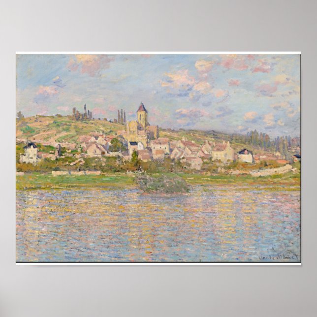 Claude Monet - Vetheuil Poster (Front)