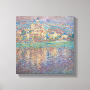 Claude Monet - Vetheuil, Sunset Canvas Print