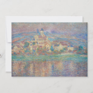 Claude Monet - Vetheuil, Sunset Thank You Card