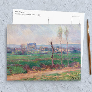 Claude Monet - View of Vernon Postcard