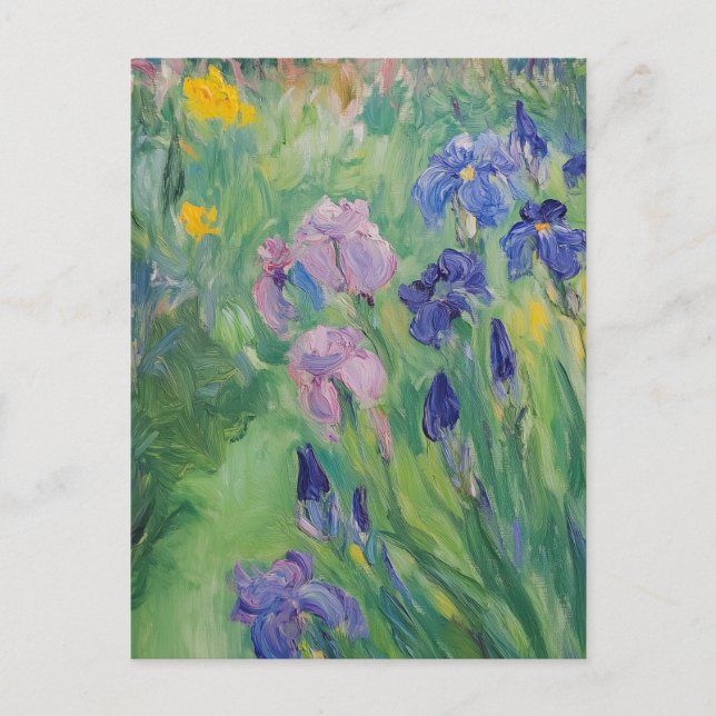 Claude Monet Vintage Postcard (Front)