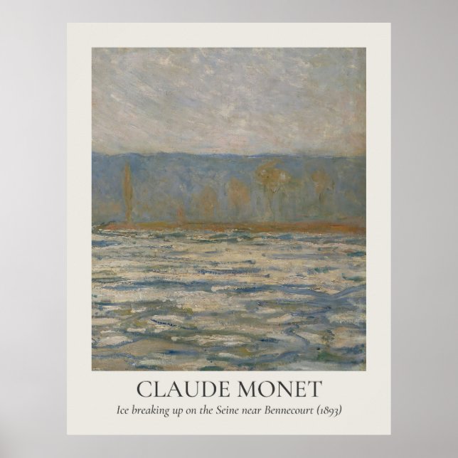 Claude Monet Vintage Wall Art 11x14 Ratio (Front)
