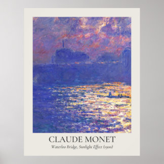 Claude Monet Vintage Wall Art 11x14 Ratio