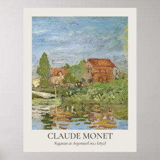 Claude Monet Vintage Wall Art 11x14 Ratio