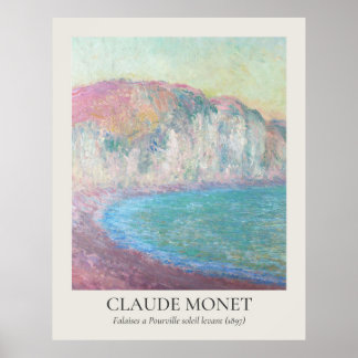 Claude Monet Vintage Wall Art 11x14 Ratio