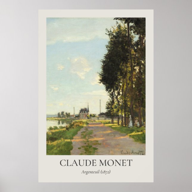 Claude Monet Vintage Wall Art 2x3 Ratio (Front)