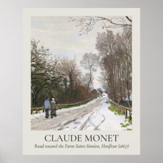 Claude Monet Vintage Wall Art 4x5 Ratio
