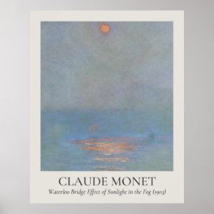 Claude Monet Vintage Wall Art 4x5 Ratio