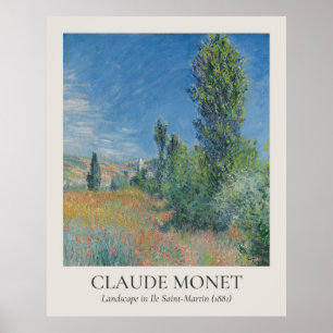 Claude Monet Vintage Wall Art 4x5 Ratio