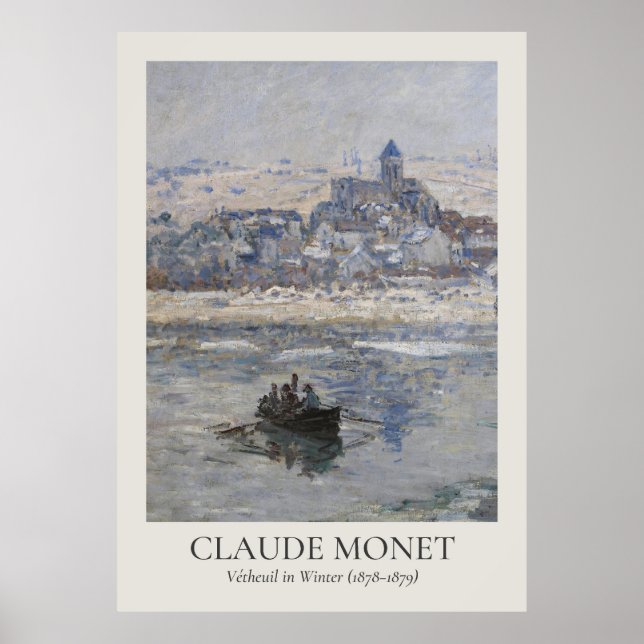 Claude Monet Vintage Wall Art ISO Ratio (Front)
