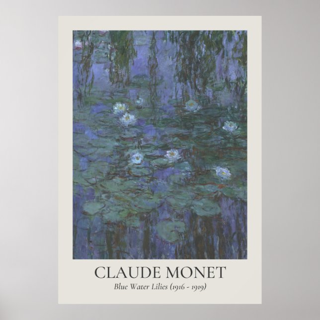 Claude Monet Vintage Wall Art ISO Ratio (Front)
