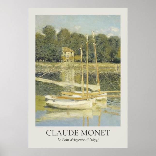 Claude Monet Vintage Wall Art ISO Ratio (Front)