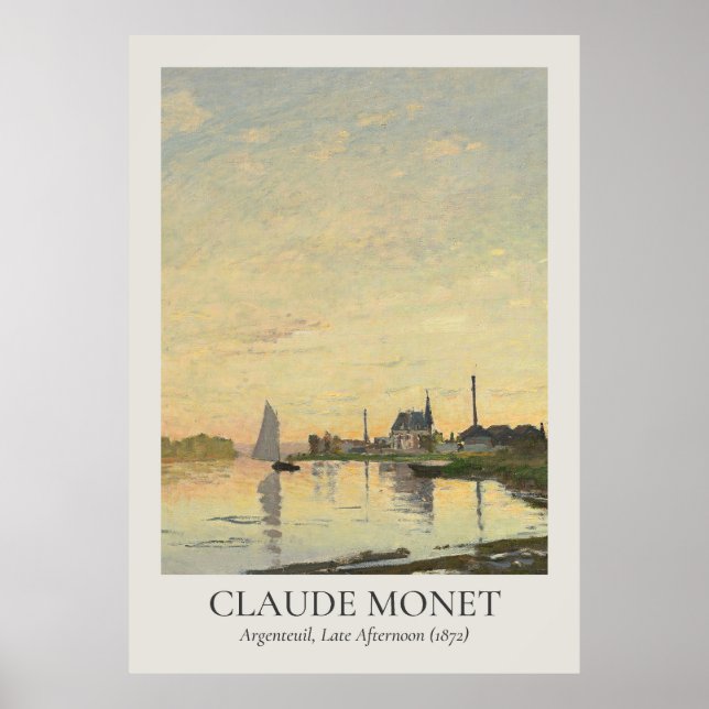 Claude Monet Vintage Wall Art ISO Ratio (Front)
