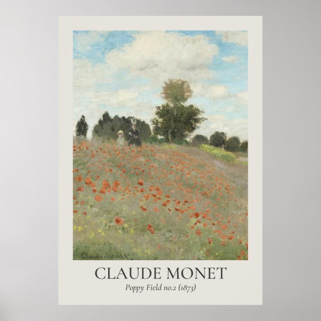 Claude Monet Vintage Wall Art ISO Ratio (Front)