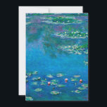 Claude Monet - Water Lilies 1906 Announcement<br><div class="desc">Claude Monet - Water Lilies 1906. Famous art painting.</div>