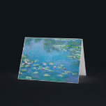 Claude Monet - Water Lilies 1906 Card<br><div class="desc">Water Lilies (Nympheas) - Claude Monet,  Oil on Canvas,  1906</div>