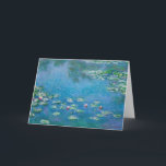 Claude Monet - Water Lilies 1906 Card<br><div class="desc">Water Lilies (Nympheas) - Claude Monet,  Oil on Canvas,  1906</div>