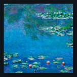 Claude Monet - Water Lilies 1906 Poster<br><div class="desc">Claude Monet - Water Lilies 1906. Famous art painting.</div>