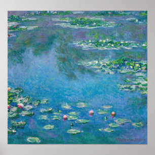 Claude Monet - Water Lilies 1906 Poster