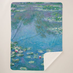 Claude Monet - Water Lilies 1906 Sherpa Blanket