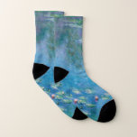 Claude Monet - Water Lilies 1906 Socks<br><div class="desc">Water Lilies (Nympheas) - Claude Monet,  Oil on Canvas,  1906</div>