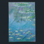 Claude Monet - Water Lilies 1906 Tea Towel<br><div class="desc">Water Lilies (Nympheas) - Claude Monet,  Oil on Canvas,  1906</div>
